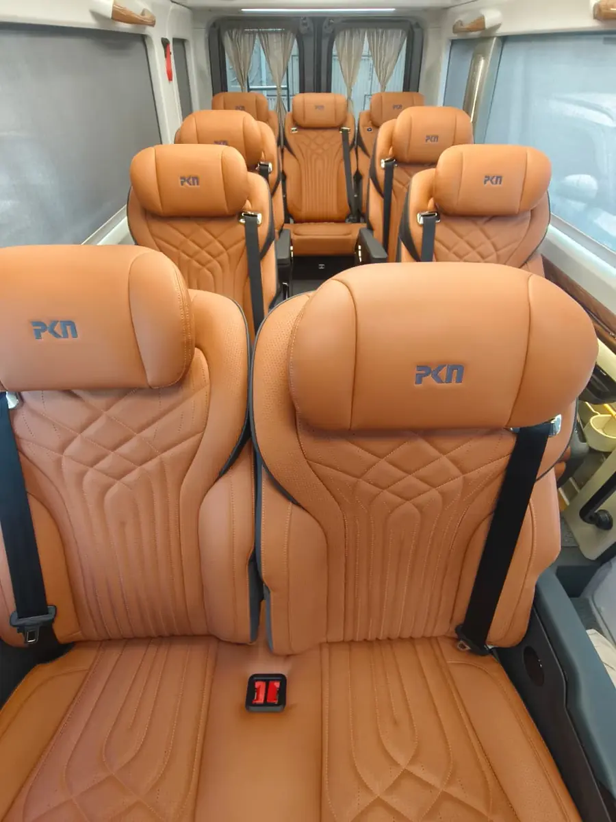 PKN Ultra Luxury 10 Seater Urbania luxury captain seat interior